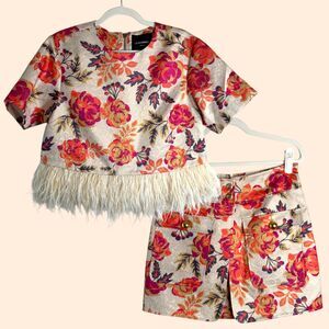 Le Superbe Huntington Rose Skirt Set